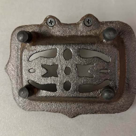 Cast Iron Footed Soap or Note Card Tray NWOT - Picture 6 of 7